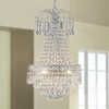 WUZUPS Crystal Chandelier French Empire Pendant Flushmount Ceiling Light Modern