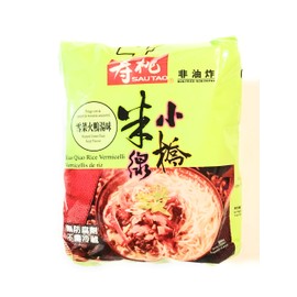 Sautao Mustard Green Duck Soup Flavor Xiao Qiao Rice Vermicelli 30.4 Oz (7.4 Oz X4) And 2 Pairs Of Chopstick雪菜火鴨湯味小橋米線