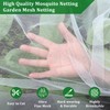 2PCS Mosquito Netting for Patio,10 x 16.5 Ft Garden Mesh
