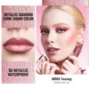 Oulac Lipstick Metallic Glitter 2-in-1 Lipstick & Eyeshadow Lipstick 8