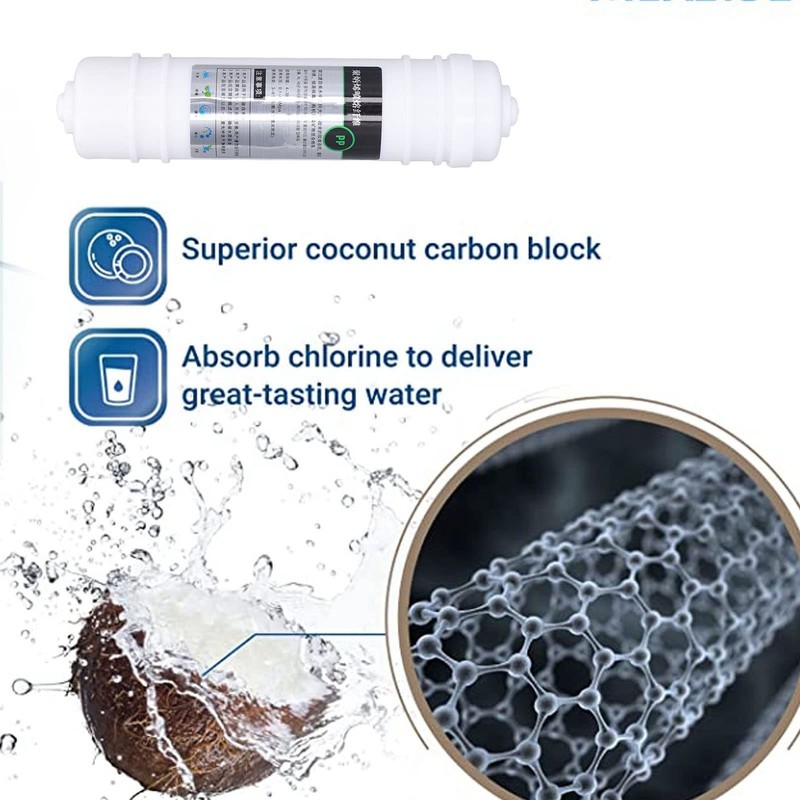 MUNEFE 2 Pcs 10in Water Purifier Filter, Universal Water Purifier
