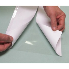 Brodart 50 pack - 12" x 26" Brodart ARCHIVAL Fold-on Book Jacket Covers - Super Clear