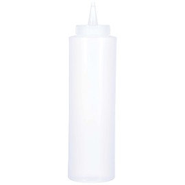 Vogue K657 Vogue Squeeze Sauce Bottle, 12 oz., Clear