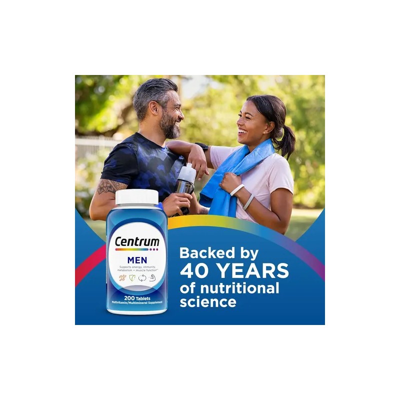 Centrum Multivitaminico Hombres 200 Tabletas