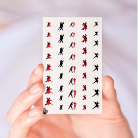 Tango Clear Water-Slide Nail Designs