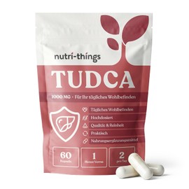 TUDCA Capsules High Dose | 60 Capsules | Dietary Supplement to Support Liver Health | Reduce Oxidative Stress and Inflammation