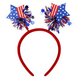 MYSXN 4th of July Headband,1PCS Independence Day Patriotic Headbands Hair Accessories for Women Girls