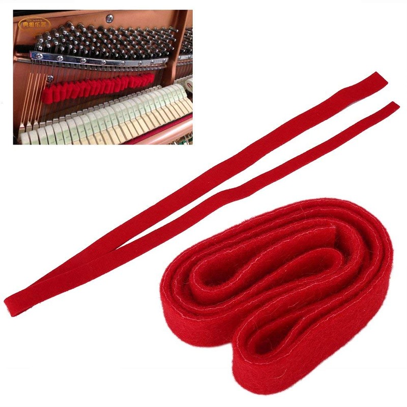 Piano Tuning Set, Professional 6-Piece with Long Dampers, Short Dampers