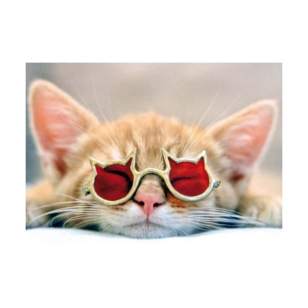 Pack of 10: postcard A6 +++ funny by modern times