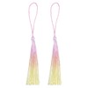 sourcing map Bookmark Tassels - 2Pcs 13cm/5" Silky Soft Mini