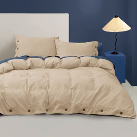 PHF White Duvet Cover King Size, Comfy Lightweight Skin-Friendly Comforter Cover Set with Bowknot Bow Ties, Soft Durable Bedding Collection with 2 Pillowcases for All Season, 104" x 90"