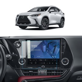 LANTU Car Screen Protector for Lexus NX 250/350 - Tempered Glass HD Clear 9.8'' Navigation Touchscreen Protector Film