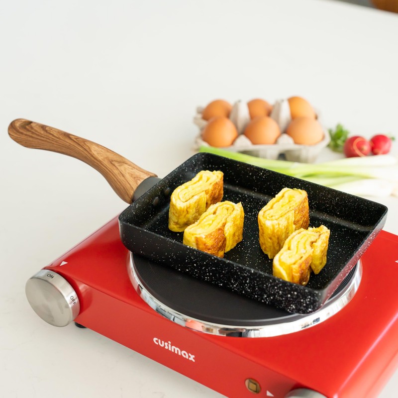 Oleex Tamagoyaki Pan Set – Japanese Omelette Pan with Kitchen