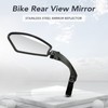 Bike Rearview Mirror Left Wide Range Foldable Handlebar Bike Mirror