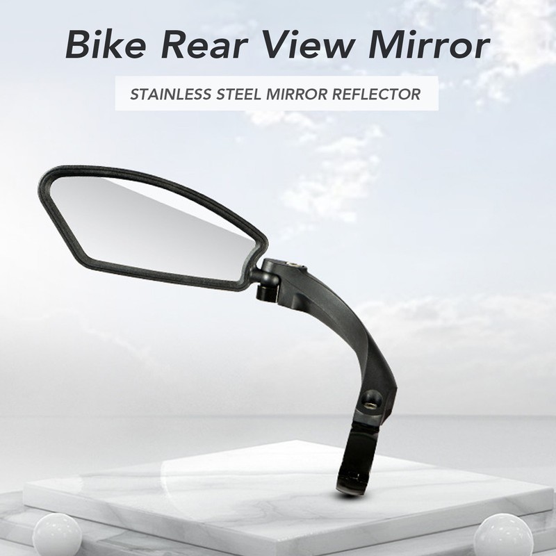 Bike Rearview Mirror Left Wide Range Foldable Handlebar Bike Mirror