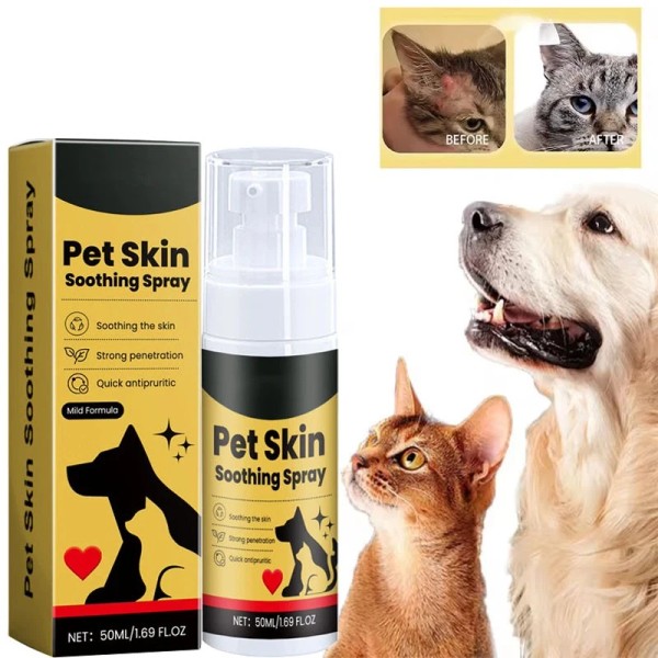 Unbranded Pet Skin Treatment Spray for Dogs and Cats -