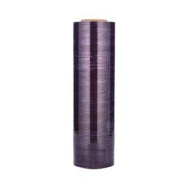 PSBM Purple Stretch Wrap, 1 Pack, 18 Inch x 1500 Feet, 80 Gauge, Plastic Cling Dark Color Hand Stretch Film Rolls for Packaging Moving Packing Pallets