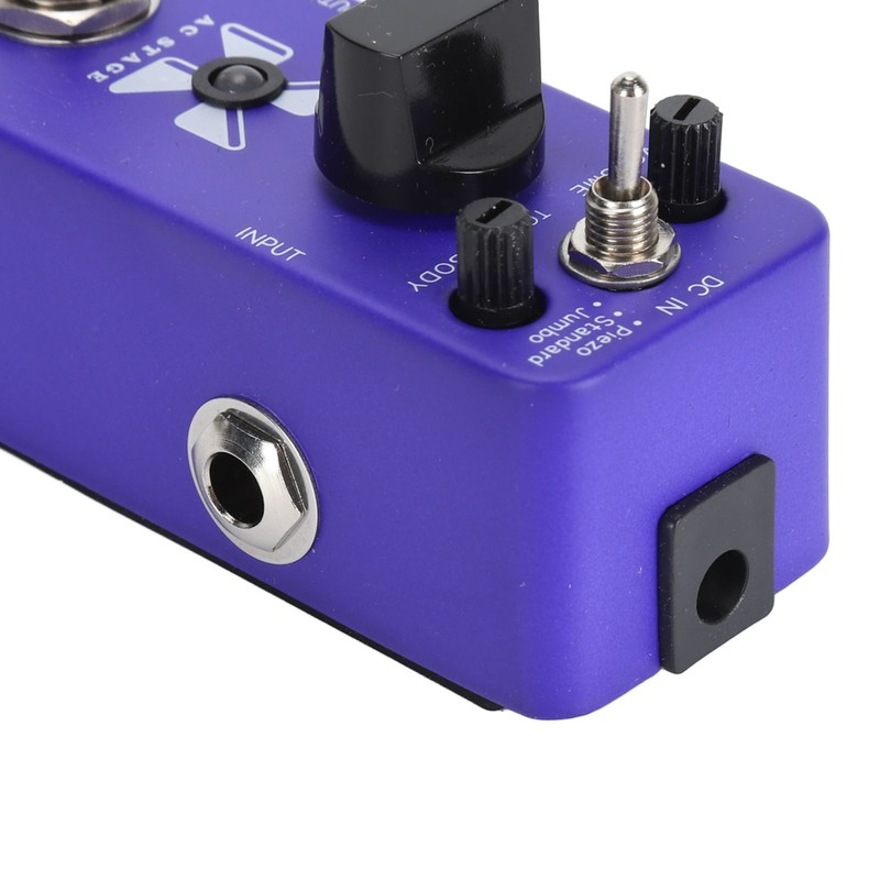 Electric Effects Pedal Aluminium Alloy Blue Color Piezo Standard Jumbo