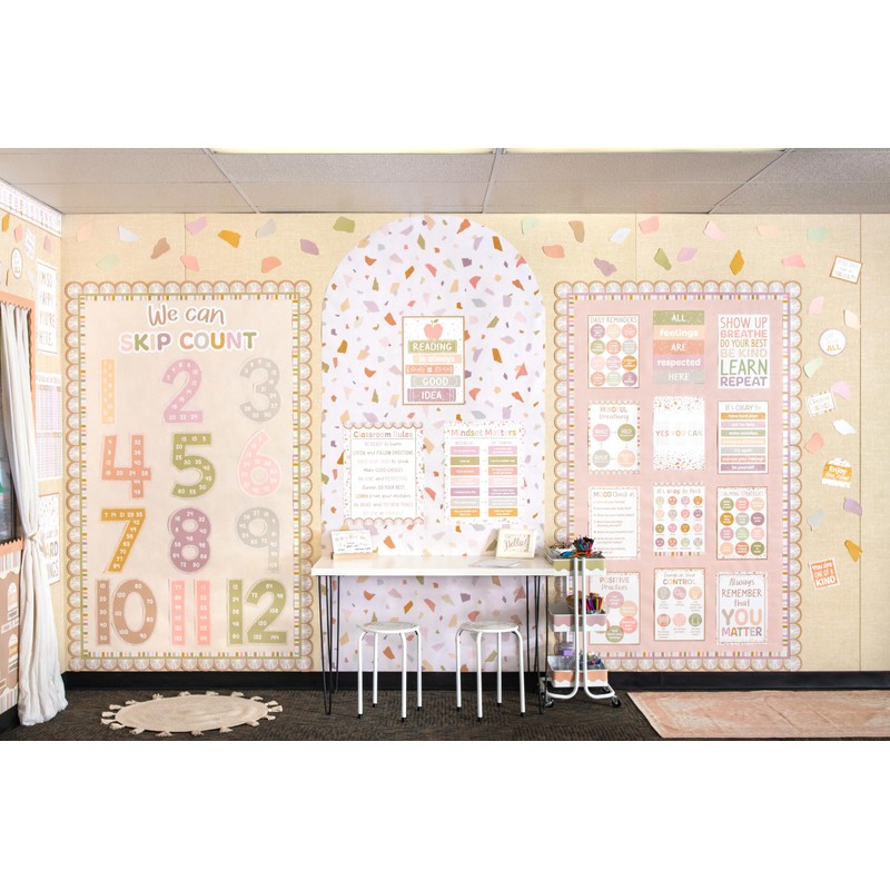 Teacher Created Resources Terrazzo Tones Skip Counting/Multiples Jumbo Numbers Bulletin