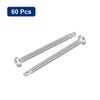 sourcing map #8-2" Self Drilling Screws, 60pcs 410 Stainless Steel