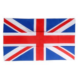 London Souvenir Cotton Tea Towel/Wall Hang with Union Jack Print