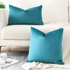 Artscope Luxury Velvet Cushion Covers Decorative Square Pillowcases Soft Solid