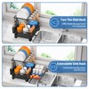 TOOLF Extendable Dish Drying Rack, 2-Tier Dish Rack for Kitchen