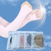 High-Quality Summer Cooling Seamless Ice Arm Sleeves, 1 Pair, Individually Packaged Wrist Type/Skin 10ea