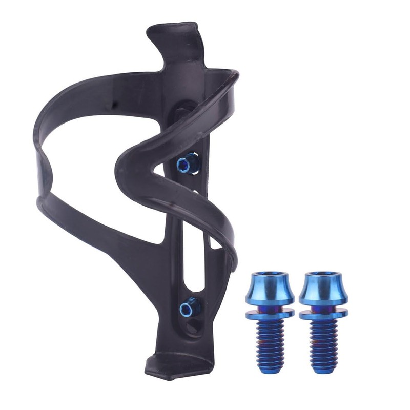 VAMUOEFL M5x12mm Titanium Bolts with Washers for Bicycle Water Bottle