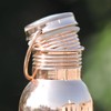 AncientImpex Pure Copper Water Bottle with Carrying Handle | Seamless