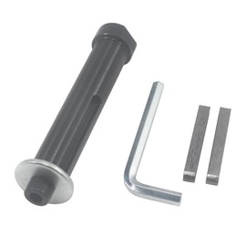 JUNLIXN Burnishing Polishing Machine Shaft Set, 5/8"-11 Thread Shaft Extension fit Angle Grinder for Burnishing Polishing Drum, Drawing Wheels