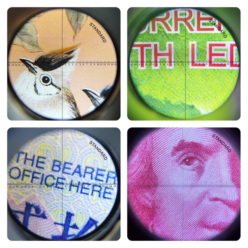 J&T Scale Loupe (Scale No.2: 0.1mm x 300) LED Lighted