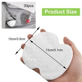 Toulifly Achselpads, Achsel Schweiß Pads, 30 Stück Anti Schweiß Pads, Selbstklebend Achselpads, Schweißabsorbierender Patch, Unterarm-Schweißpolsterfür Damen und Herren, Perfekte Passform Absorbing