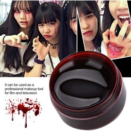 Gel de sangre falsa lavable, gel de maquillaje facial y corporal profesional no tóxico, adecuado para heridas, cortes, payasos y cosplay de películas de zombis.