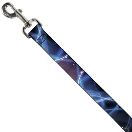 Dog Leash Galaxy Swirl Shining Stars 4 Feet Long 0.5 Inch Wide