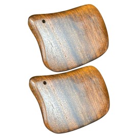 Outanaya 2pcs Sandalwood Board Massage Tool for Neck and Back Portable Body Massager for Muscle Relief Compact Wooden Scraping Board for Enhanced