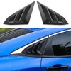 Thenice for 10th Gen Civic Rear Side Window Louvers Racing