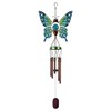 Sunset Vista Designs 93823 Collection Solar Wind Chime, Butterfly, 38-inch