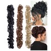 Extension De Cabello Banda Elástica Para Chongo Coleta 1pz banda