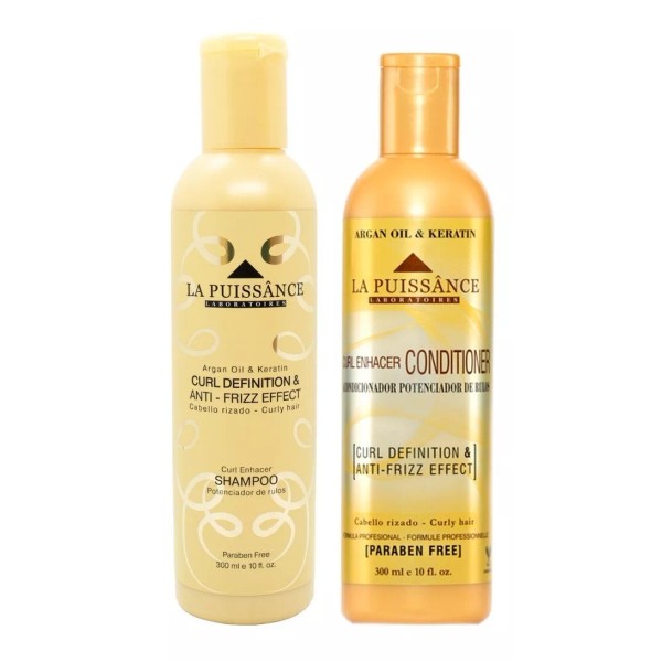 La Puissance Kit Shampoo + Acondicionador Cabello Con Rulos