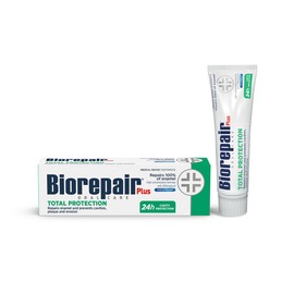 Biorepair Plus Total Protection Toothpaste - 200mg/g microRepair Fluoride Free Hydroxyapatite Toothpaste– Repairs The Enamel and Fights Oral Cavity Bacteria (Pack of 1)
