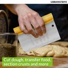 Urbanstrive Bench Scraper for Baking, Stainless Steel Dough Cutter and