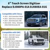 YNKTNVUN 8” Touch Screen Digitizer Compatible with 2014-2019 GMC Canyon