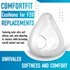 2 Pack Comfort Seal Cushions for AirFit F20, Ensuring a