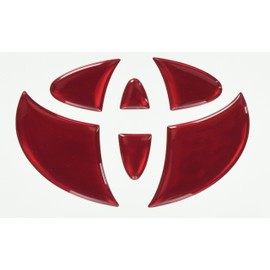 HASEPRO Crystal Emblem (Rear) Toyota Alphard / Vellfire 20 Series (Crystal Red) CRET-3RD