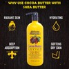 Cocoa Butter & Shea Butter Lotion by African Diamond. Includes