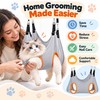 Adjustable Polyester Pet Grooming Hammock Sling for Cat and Small