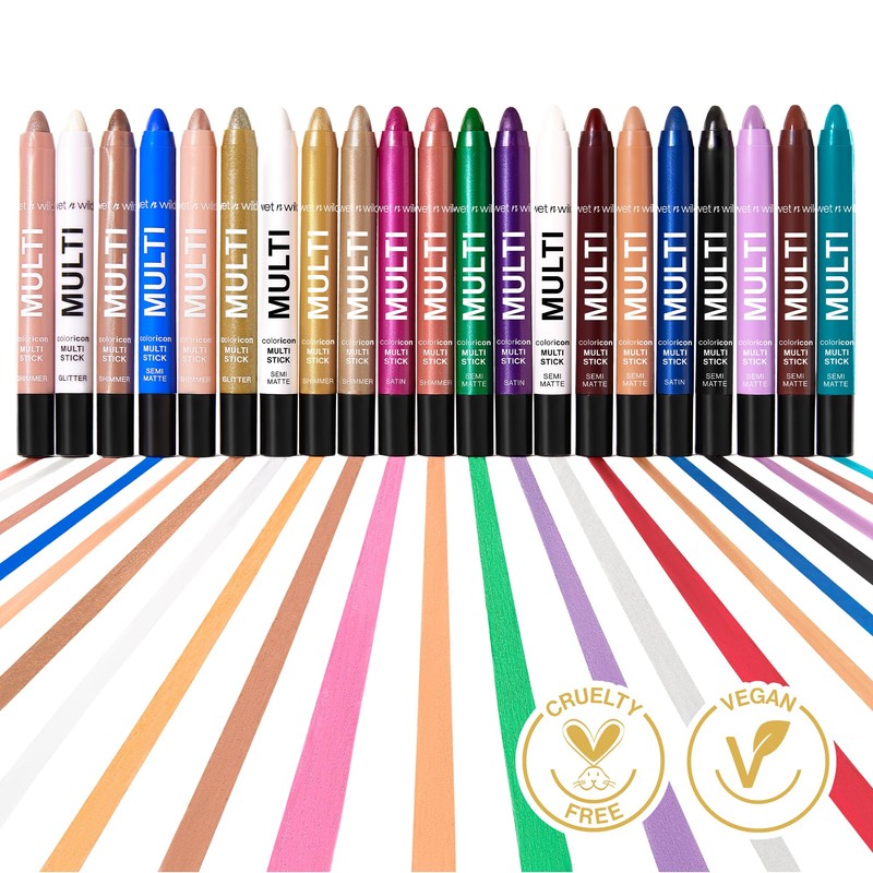wet n wild Color Icon Cream Eyeliner Eyeshadow Multi-Stick, Moisturizing,