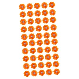 COHEALI 80pcs Ribbon Flowers Bows Rhinestone Appliques for Craft Hair Accessories Sewing Decoration for Dolls Headbands and Scrapbooking