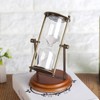 15 Minutes Metal Rotating Sand Glass Timer Clock Hourglass Table